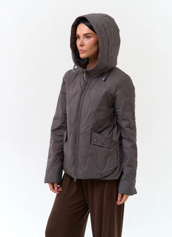 Женская куртка с капюшоном фото