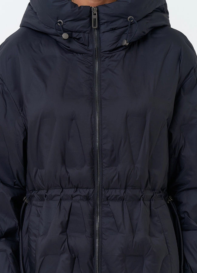 Женское утепленное полупальто модель № 33844 универмаг малина фото