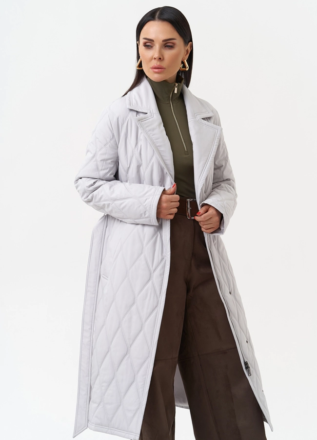 Женское утепленное пальто с английским воротником модель № 30026 универмаг малина фото